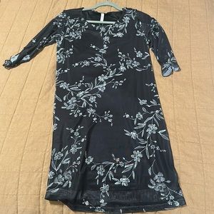 Flower slip on work dress